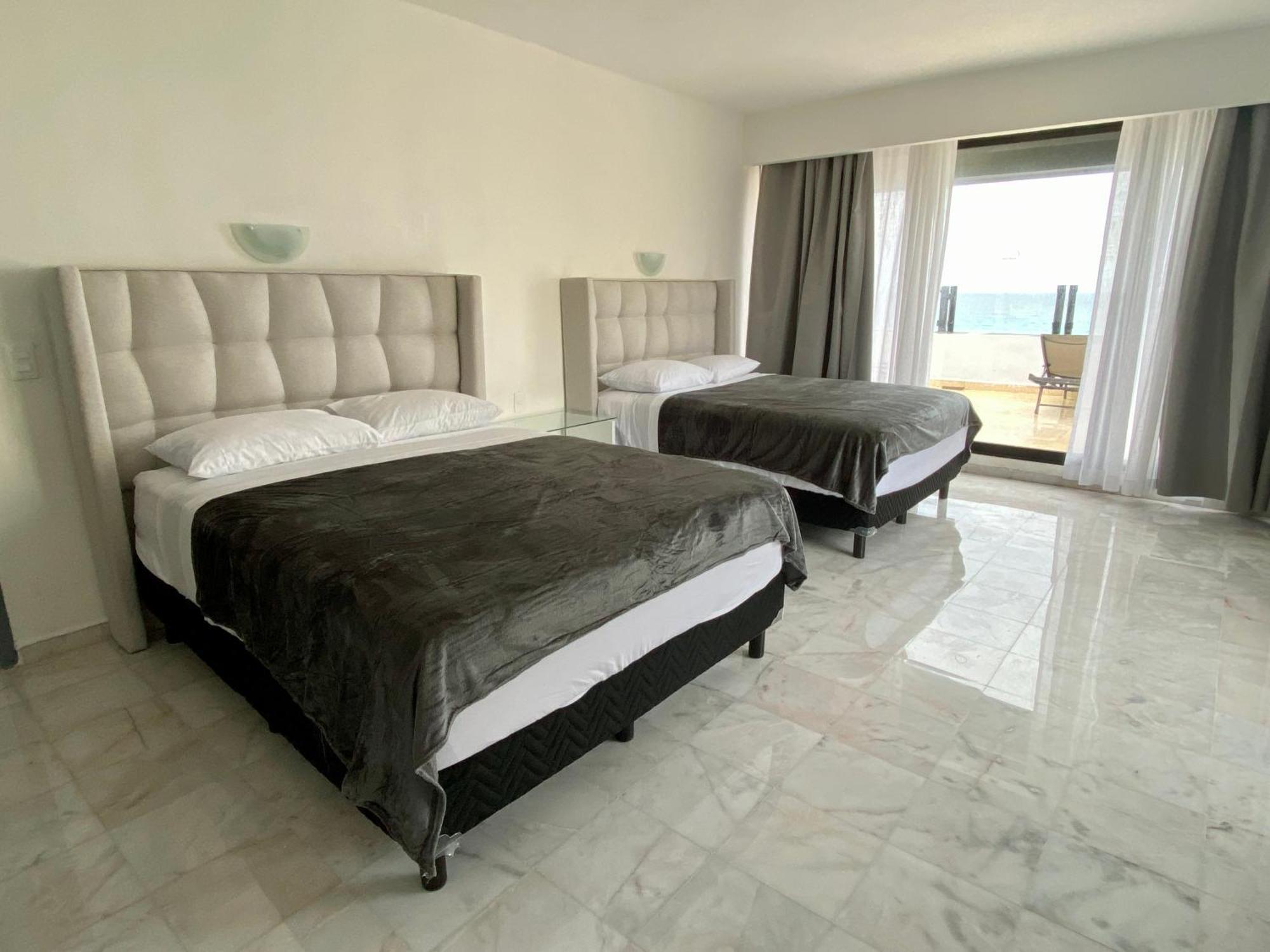 Condo In Ocean Front Resort Cancún Cameră foto
