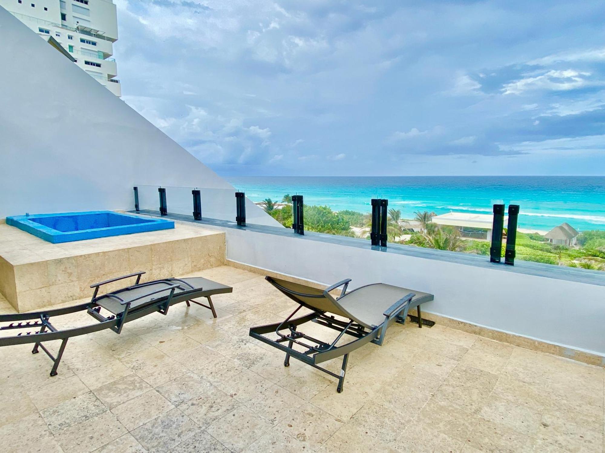 Condo In Ocean Front Resort Cancún Cameră foto